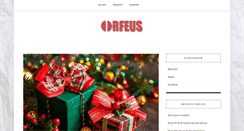 Desktop Screenshot of orfeus.dk