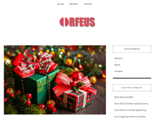 Tablet Screenshot of orfeus.dk